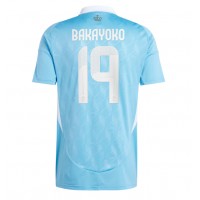 Belgien Johan Bakayoko #19 Bortatröja EM 2024 Korta ärmar